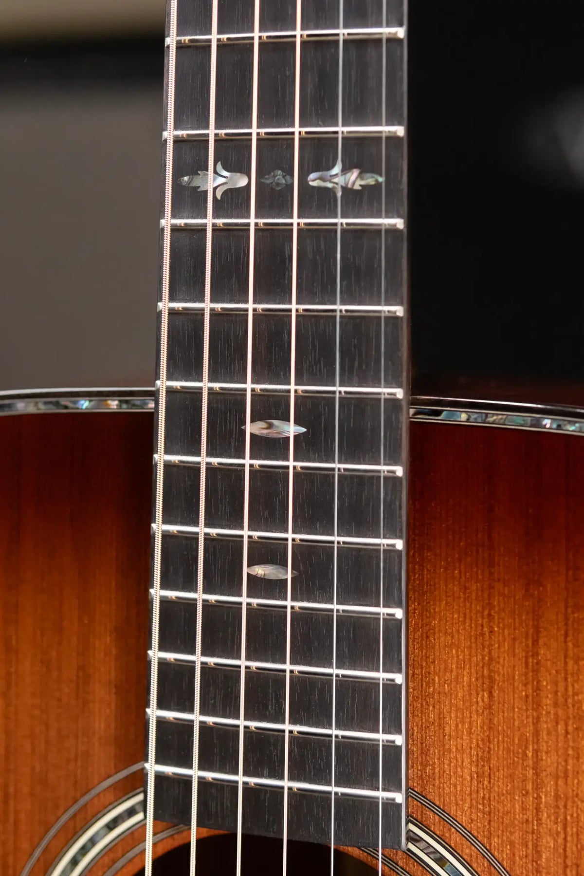Martin Custom Shop Style 45 00-14F Acoustic Guitar - Sinker Redwood/Honduran Rosewood with Hardshell Case