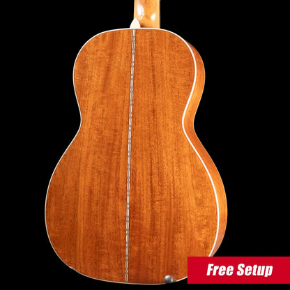 Martin Custom Shop 0 12-Fret Flamed Mahogany Acoustic Guitar - 1935 Sunburst with Hardshell Case