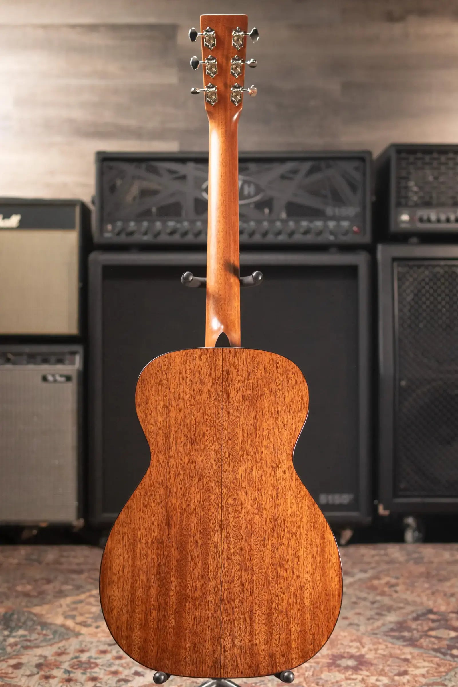 Martin Custom Style 18 0 Acoustic Guitar - Mahogany/Adirondack Spruce, Aging Toner with Hardshell Case