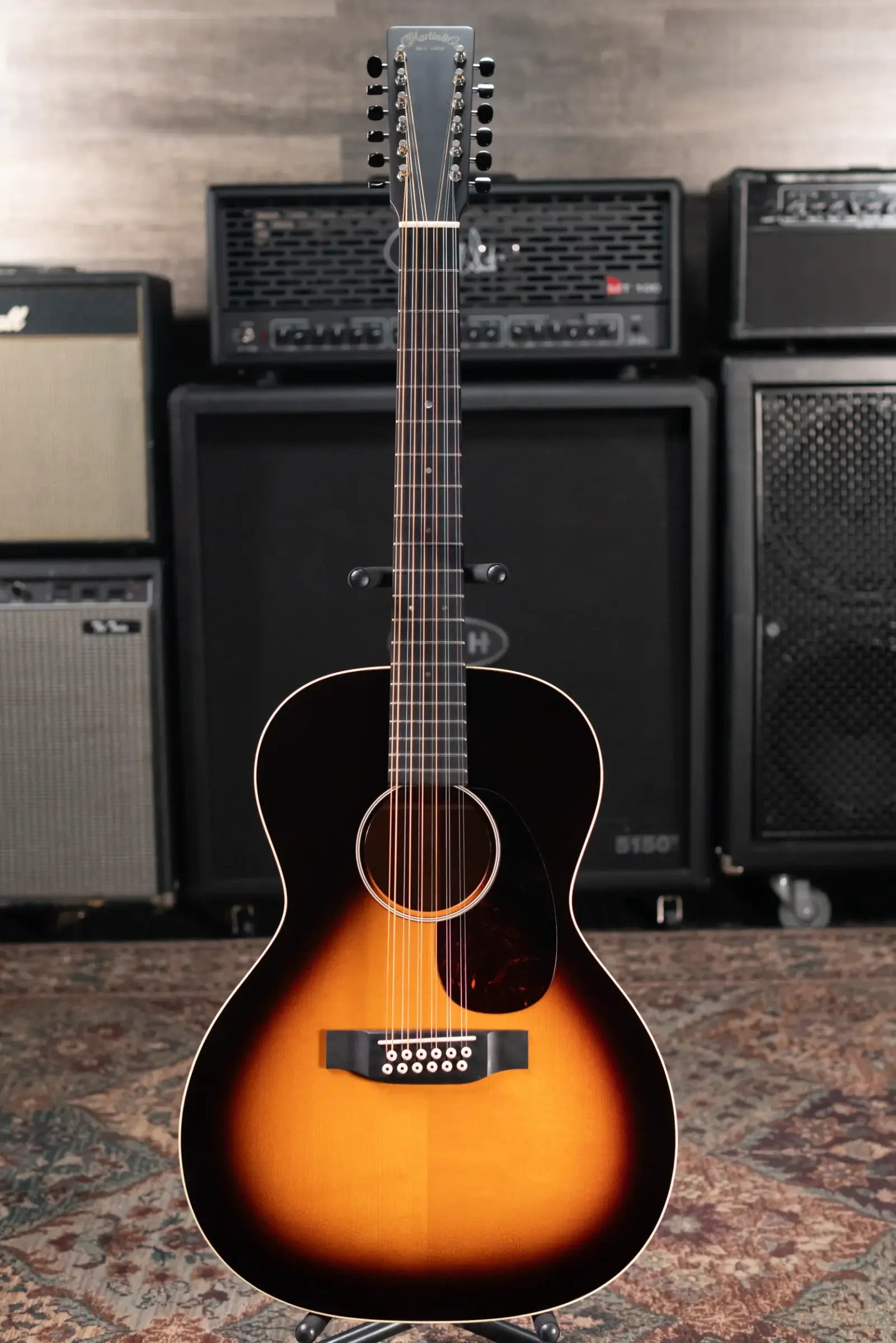 Martin Custom Shop CEO7-12 12-String Acoustic/Electric Guitar - Autumn Sunset Burst with Hardshell Case - Used