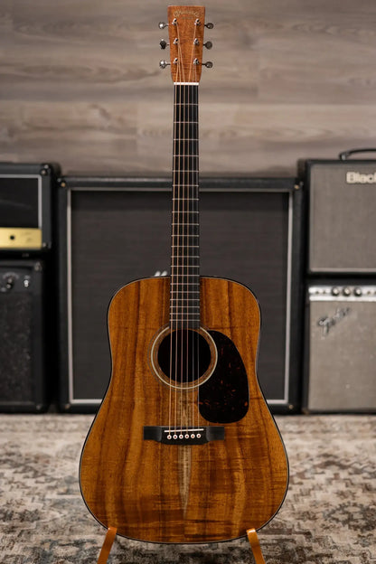 Martin Custom Shop D-14F Dreadnought Acoustic Guitar - Exceptional Figured Koa Back and Sides with Hardshell Case - Used