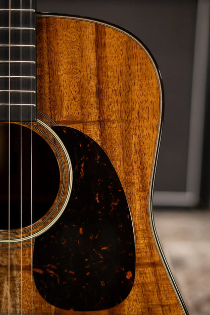 Martin Custom Shop D-14F Dreadnought Acoustic Guitar - Exceptional Figured Koa Back and Sides with Hardshell Case - Used