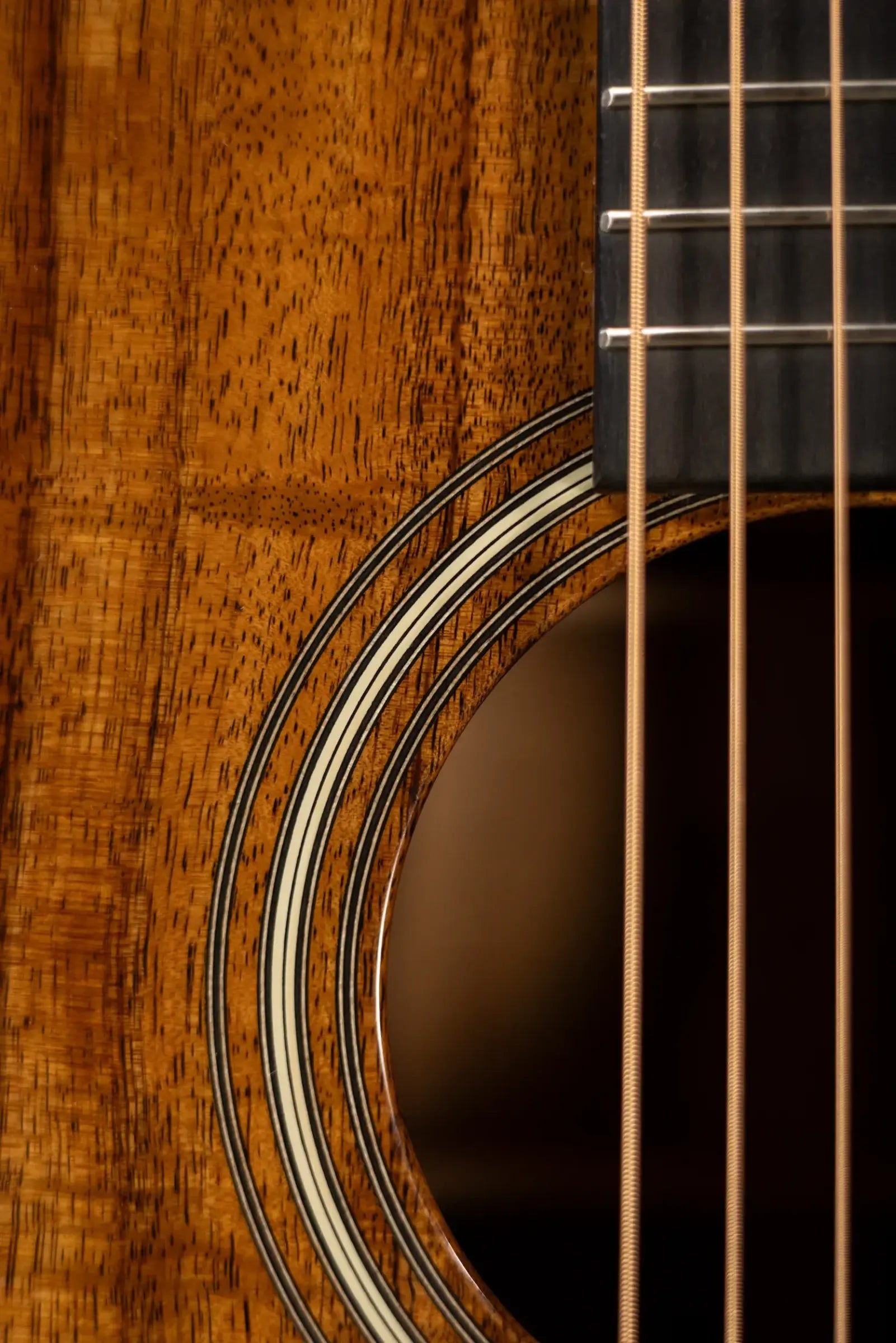 Martin Custom Shop D-14F Dreadnought Acoustic Guitar - Exceptional Figured Koa Back and Sides with Hardshell Case - Used