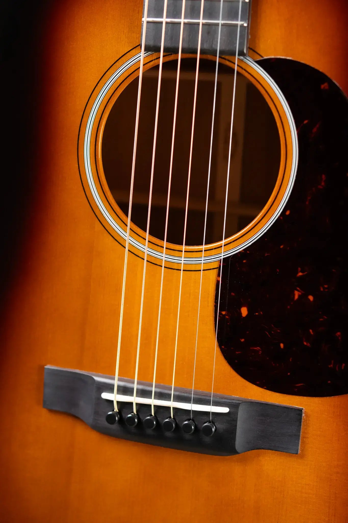 Martin Custom Shop D-14F Flamed Mahogany Acoustic Guitar - 1935 Sunburst with Hardshell Case - Used