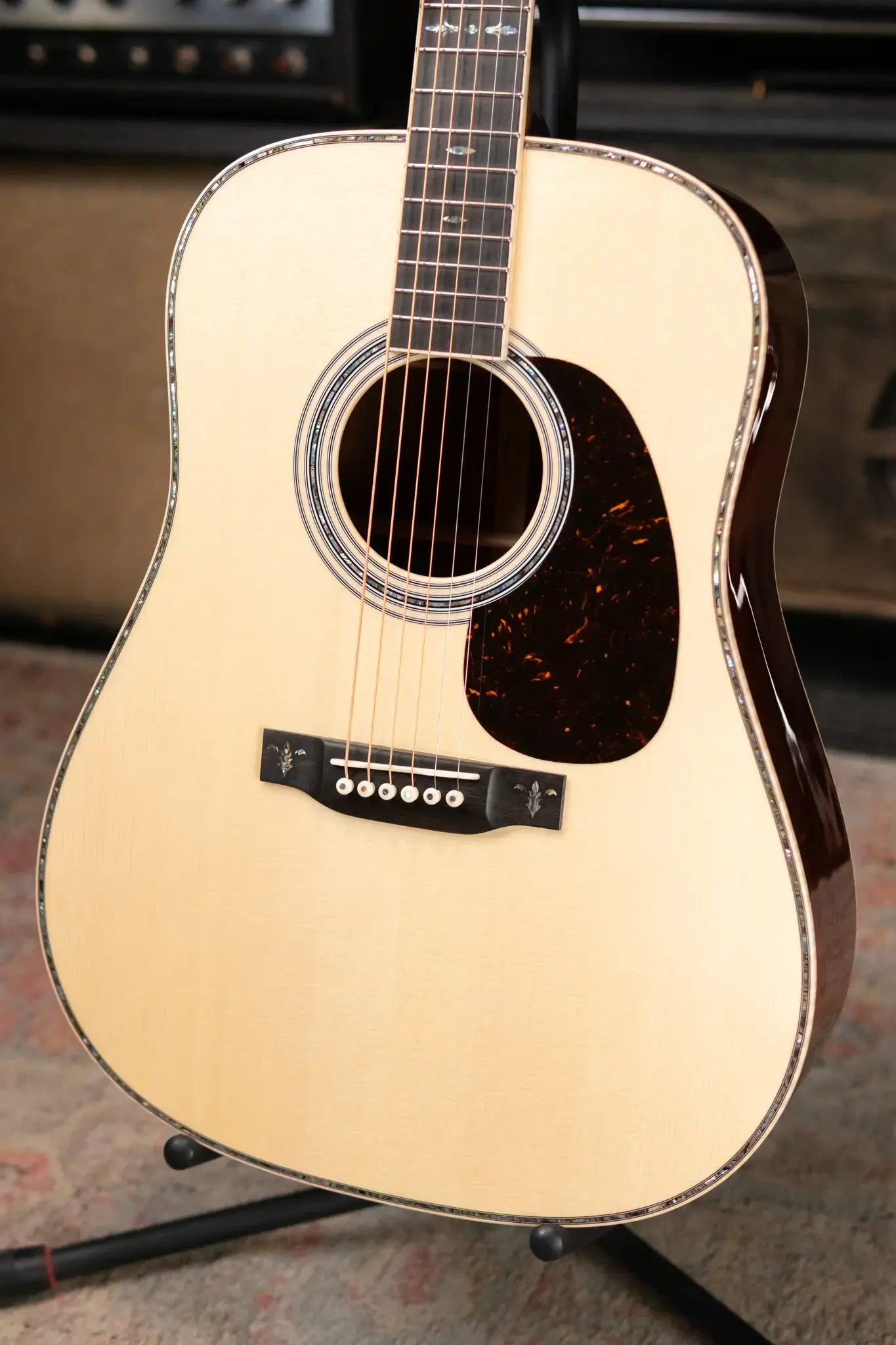 Martin Custom Shop Dreadnought Acoustic Guitar - Cocobolo with Hardshell Case