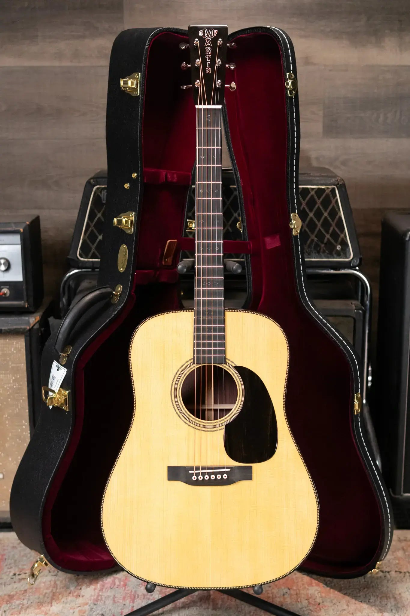 Martin Custom Shop Dreadnought Acoustic Guitar - East Indian Rosewood with Hardshell Case