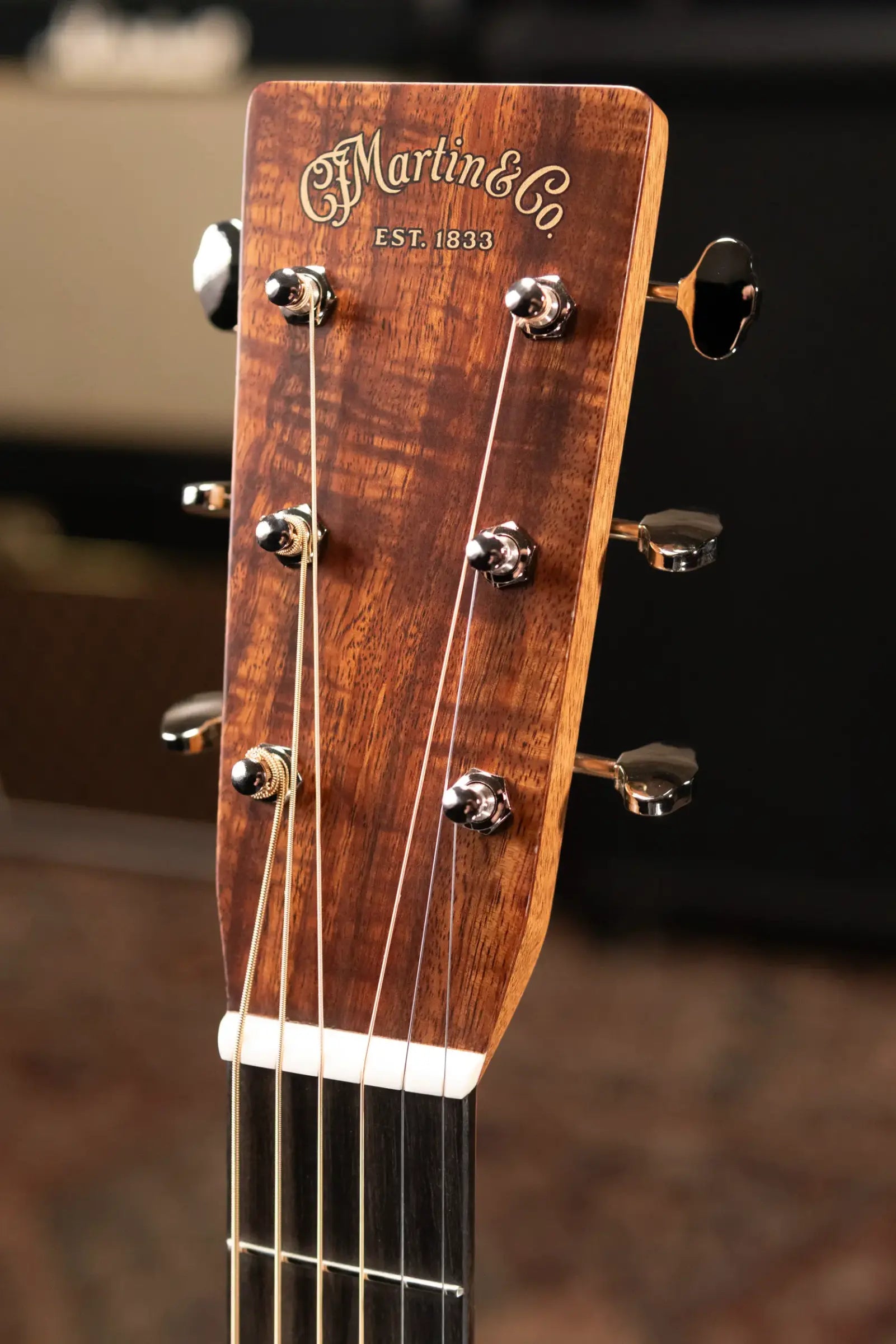 Martin Custom Shop Dreadnought Acoustic Guitar - Extra Figured Koa with Hardshell Case