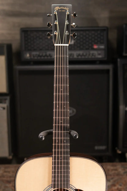 Martin Custom Shop Style 28 Dreadnought Acoustic Guitar - Macassar Ebony with Hardshell Case