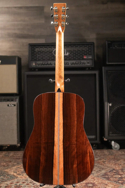 Martin Custom Shop Style 28 Dreadnought Acoustic Guitar - Macassar Ebony with Hardshell Case