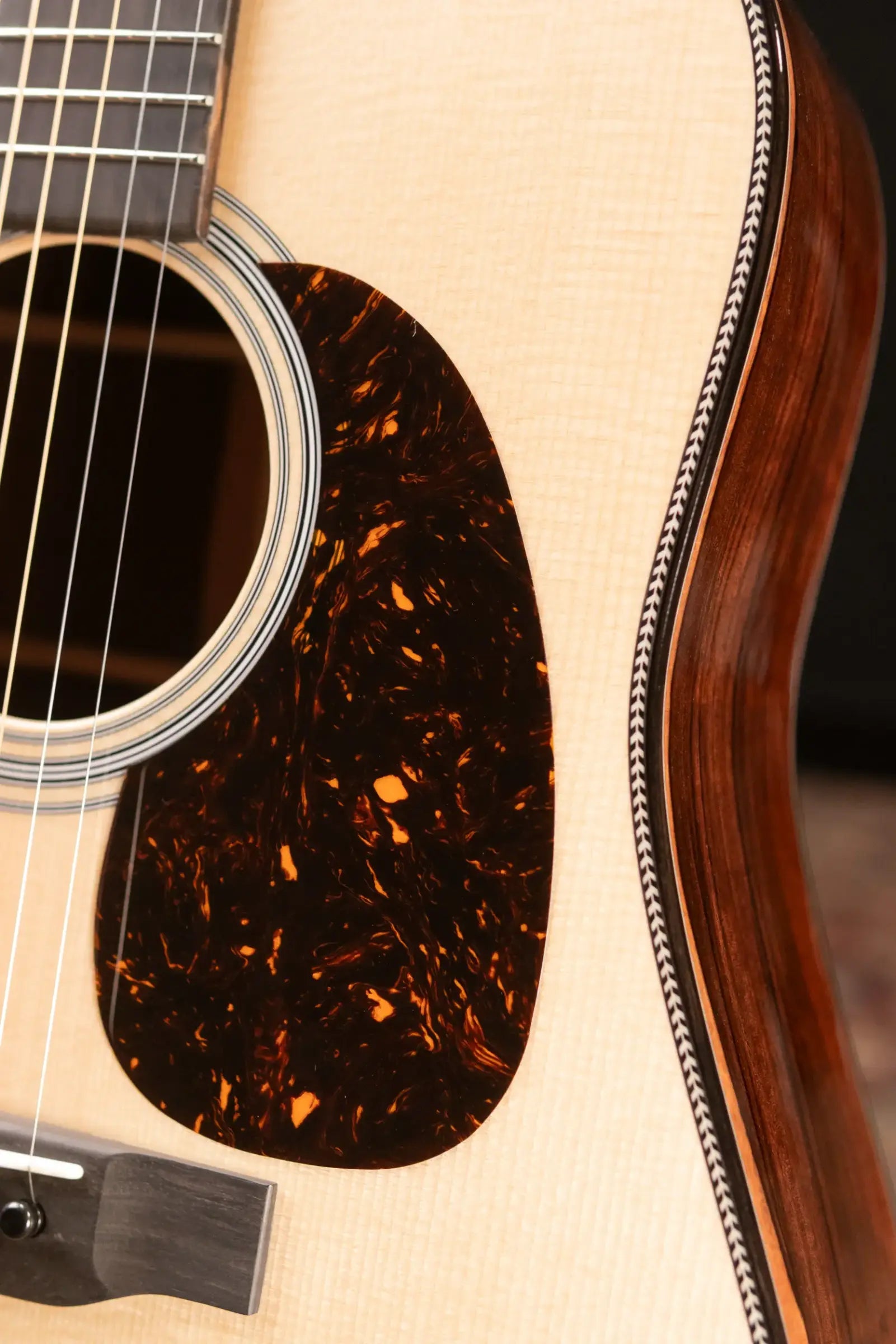 Martin Custom Shop Style 28 Dreadnought Acoustic Guitar - Macassar Ebony with Hardshell Case