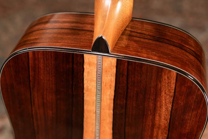 Martin Custom Shop Style 28 Dreadnought Acoustic Guitar - Macassar Ebony with Hardshell Case