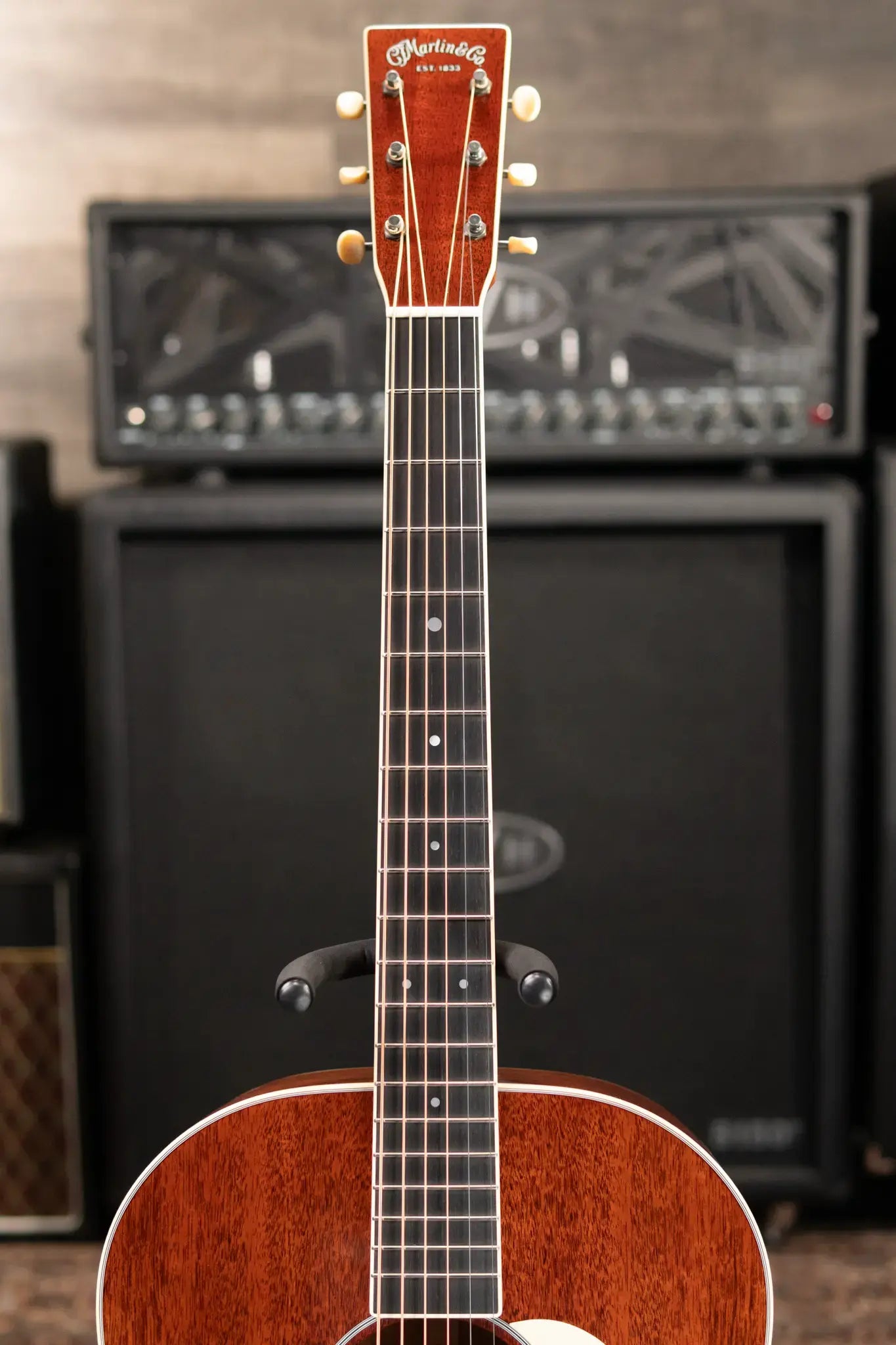 Martin Custom Shop Dreadnought Acoustic Guitar - Mahogany with Hardshell Case