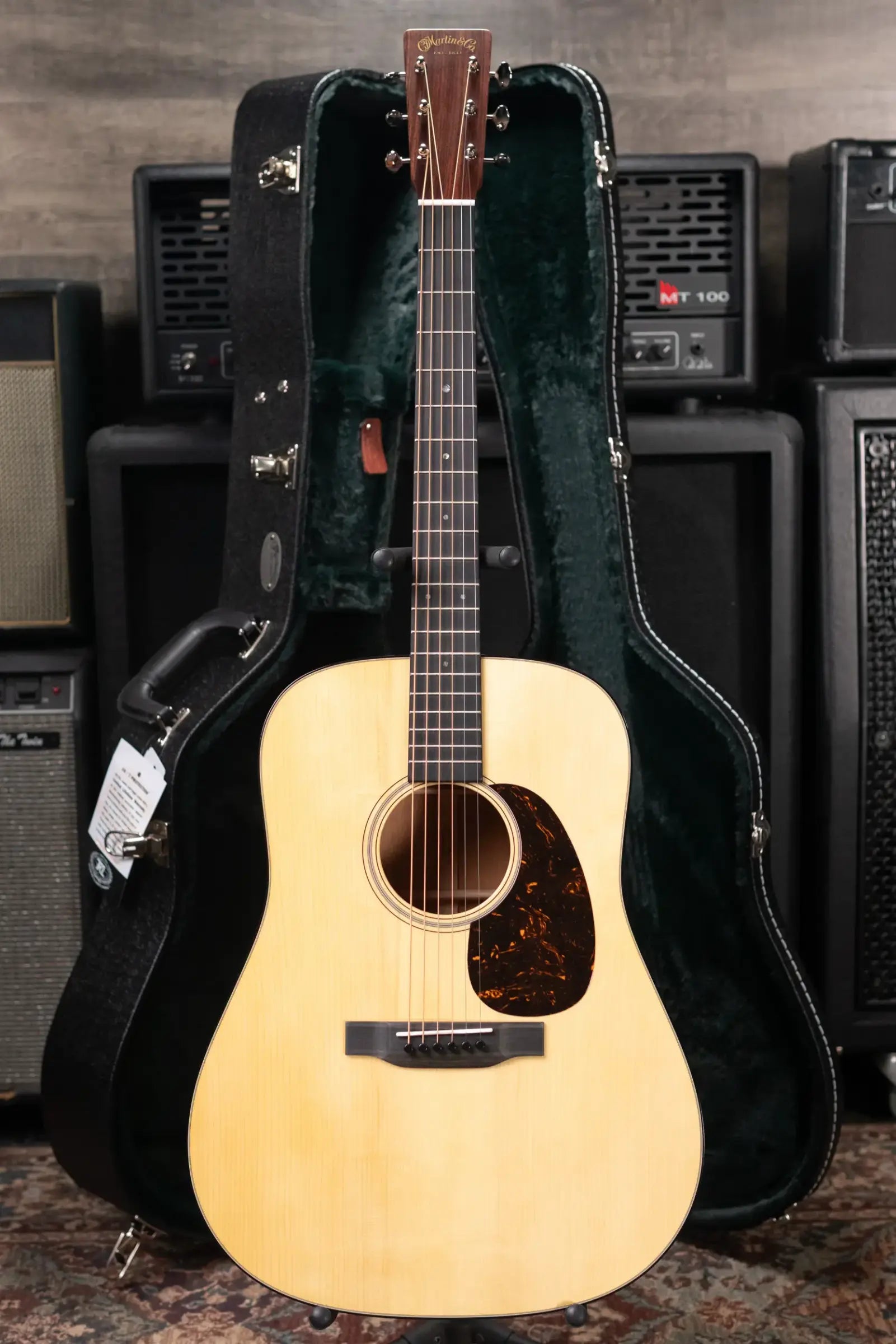 Martin Custom Shop D-18 Dreadnought, Mahogany/Adirondack Spruce Acoustic Guitar with Hardshell Case