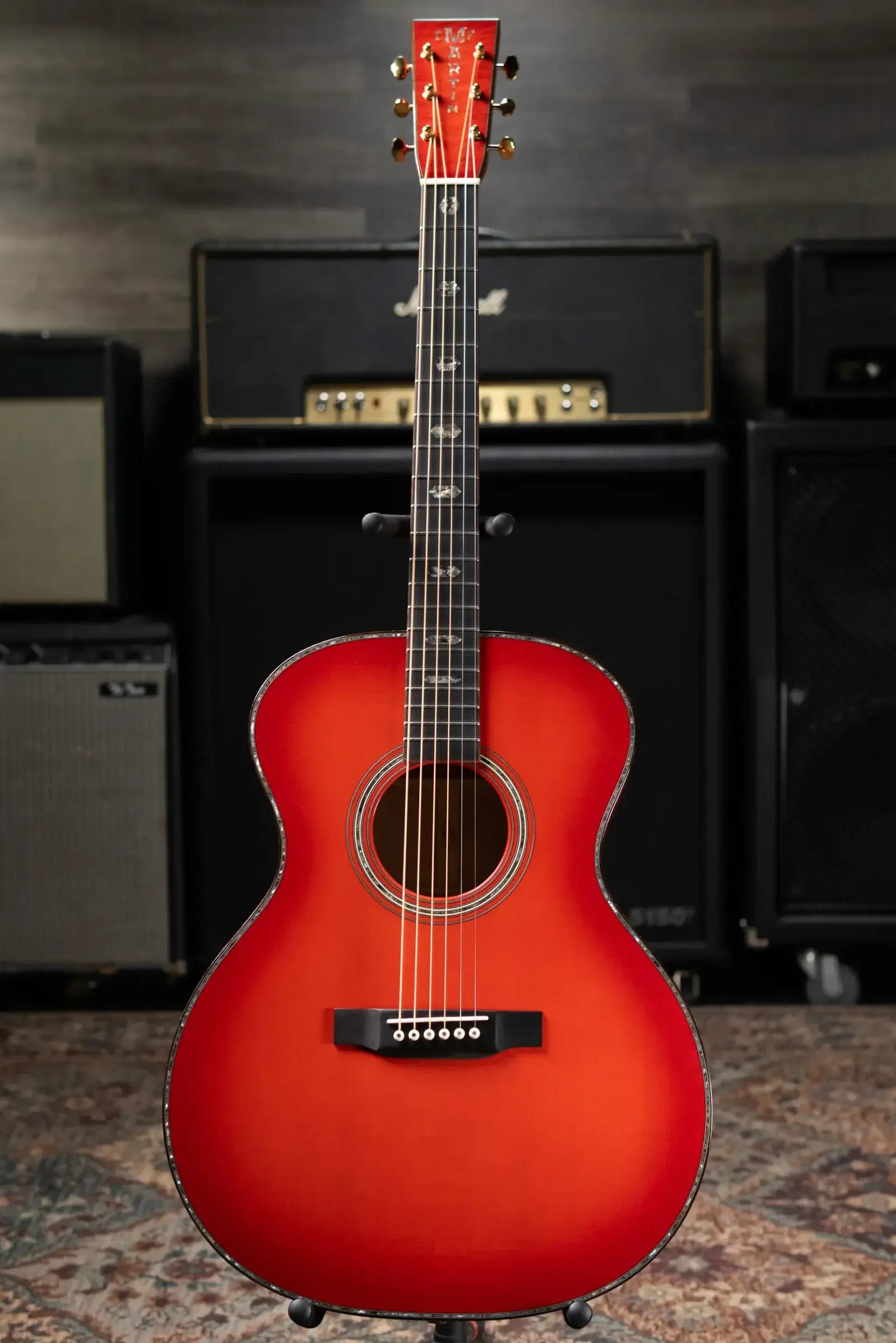 Martin Custom Shop NAMM 2025 Grand Performance Acoustic Guitar - Flame Maple with Hardshell Case - Used