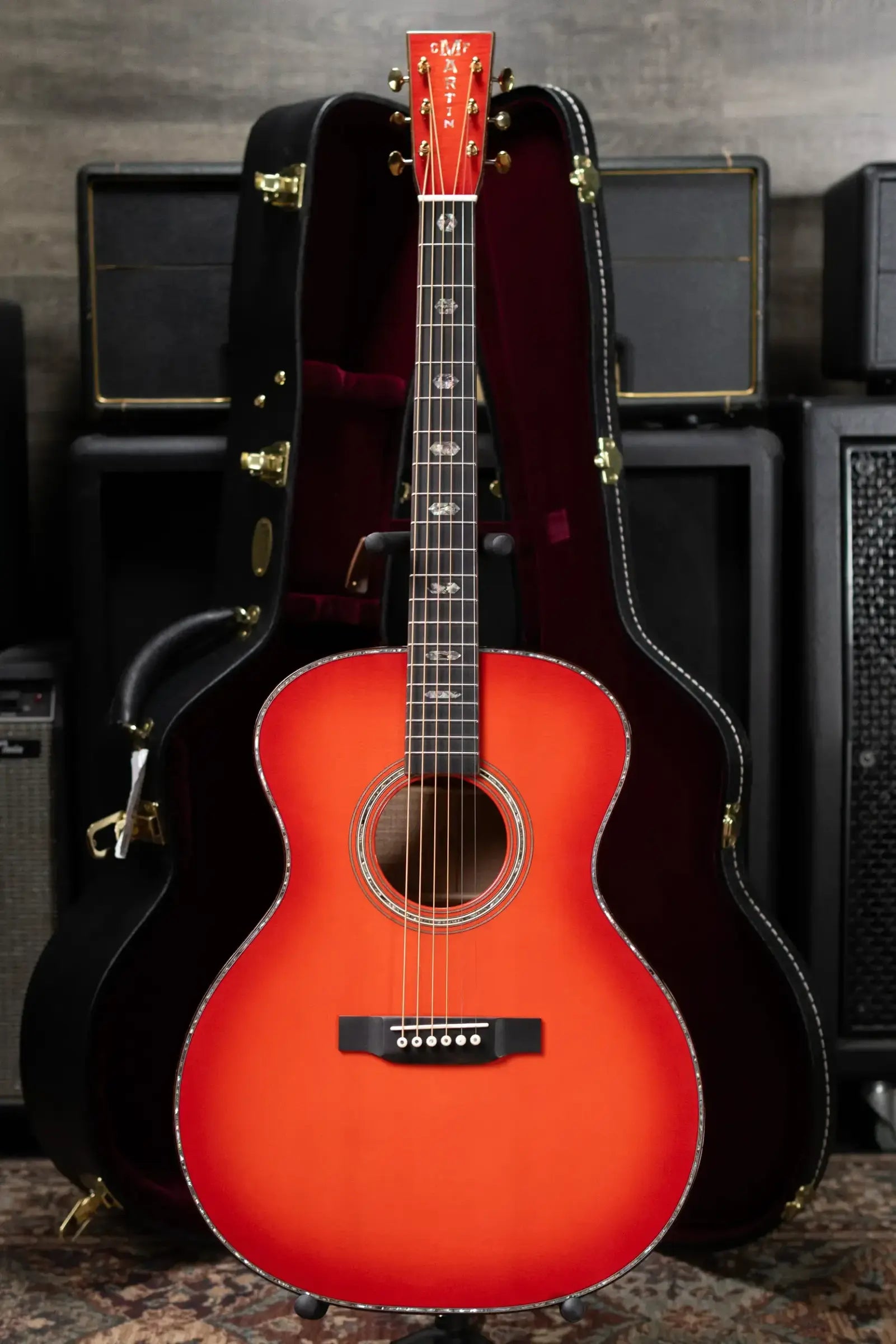 Martin Custom Shop NAMM 2025 Grand Performance Acoustic Guitar - Flame Maple with Hardshell Case - Used