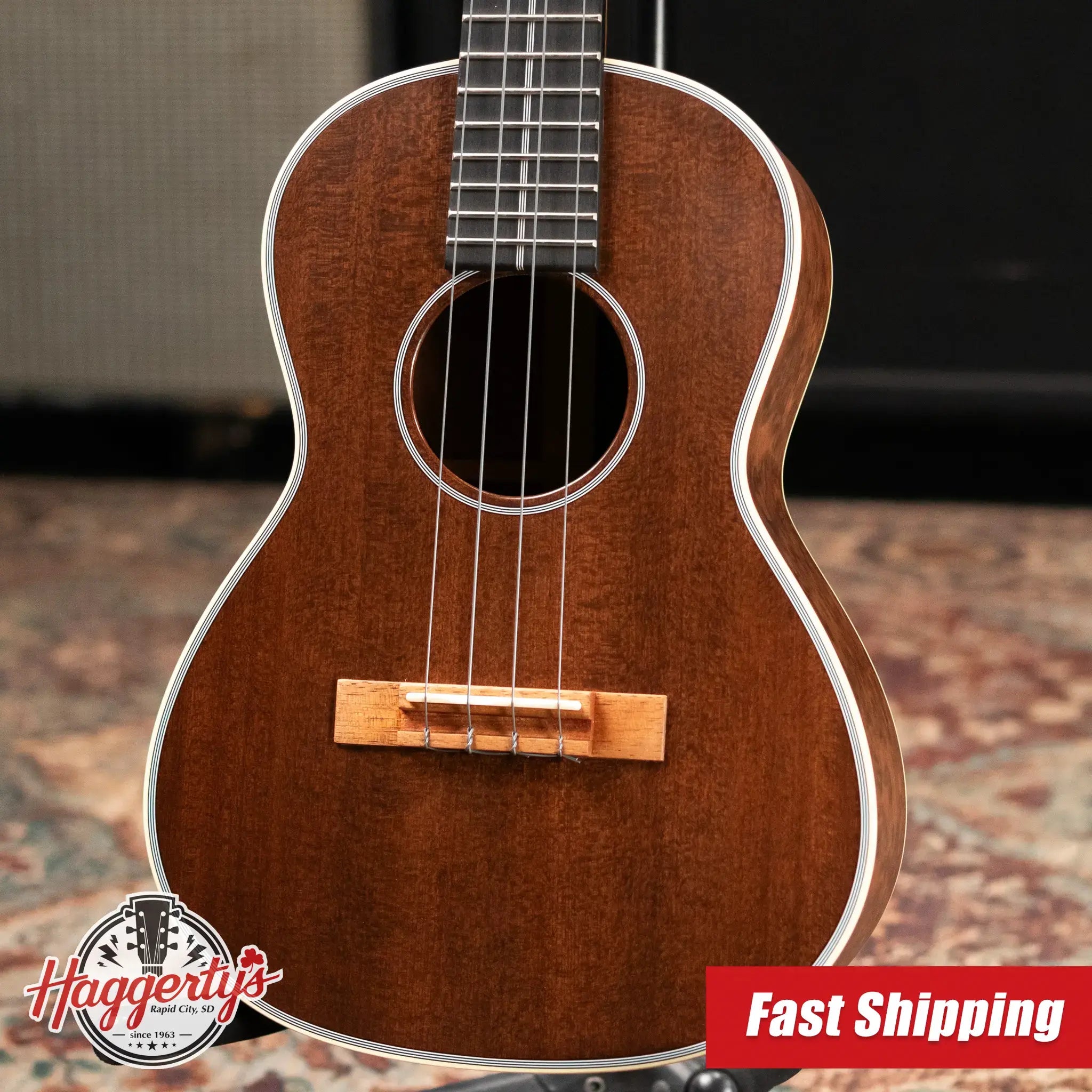 Martin Custom Shop Tenor Ukulele - Blistered Koa with Hardshell Case