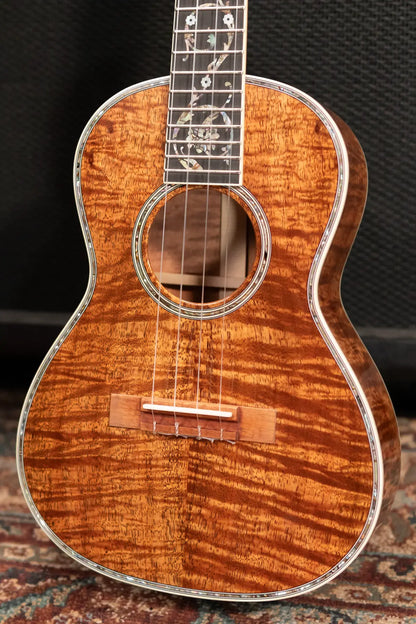 Martin Custom Shop Tenor Ukulele - Highly Flamed Koa with Hardshell Case