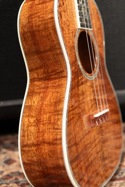 Martin Custom Shop Tenor Ukulele - Highly Flamed Koa with Hardshell Case