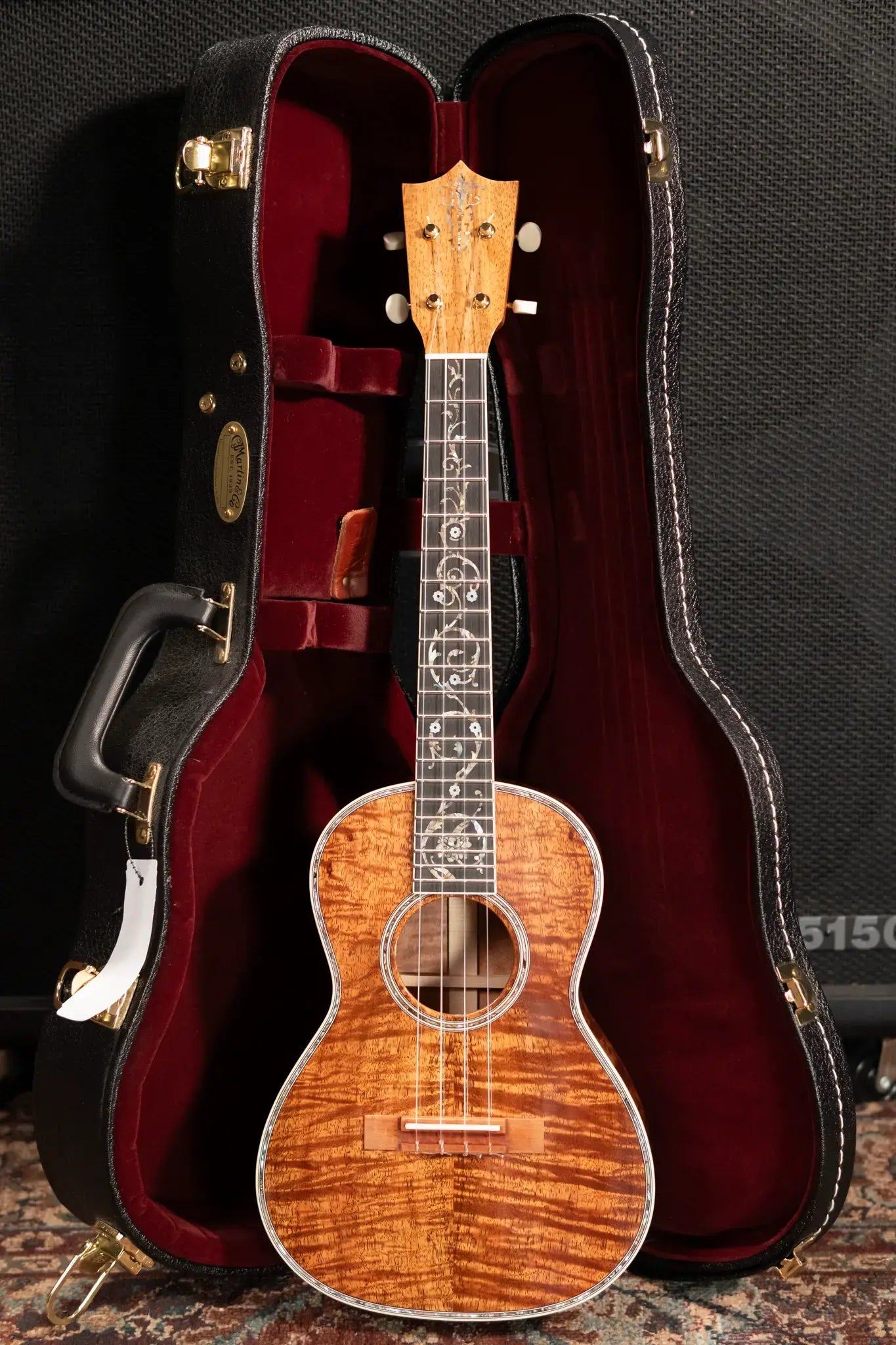 Martin Custom Shop Tenor Ukulele - Highly Flamed Koa with Hardshell Case