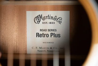 Martin DE Retro Plus Mahogany Acoustic/Electric Guitar with Gig Bag