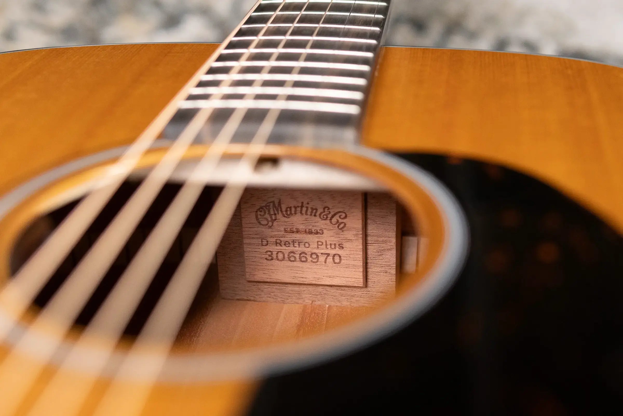 Martin DE Retro Plus Mahogany Acoustic/Electric Guitar with Gig Bag