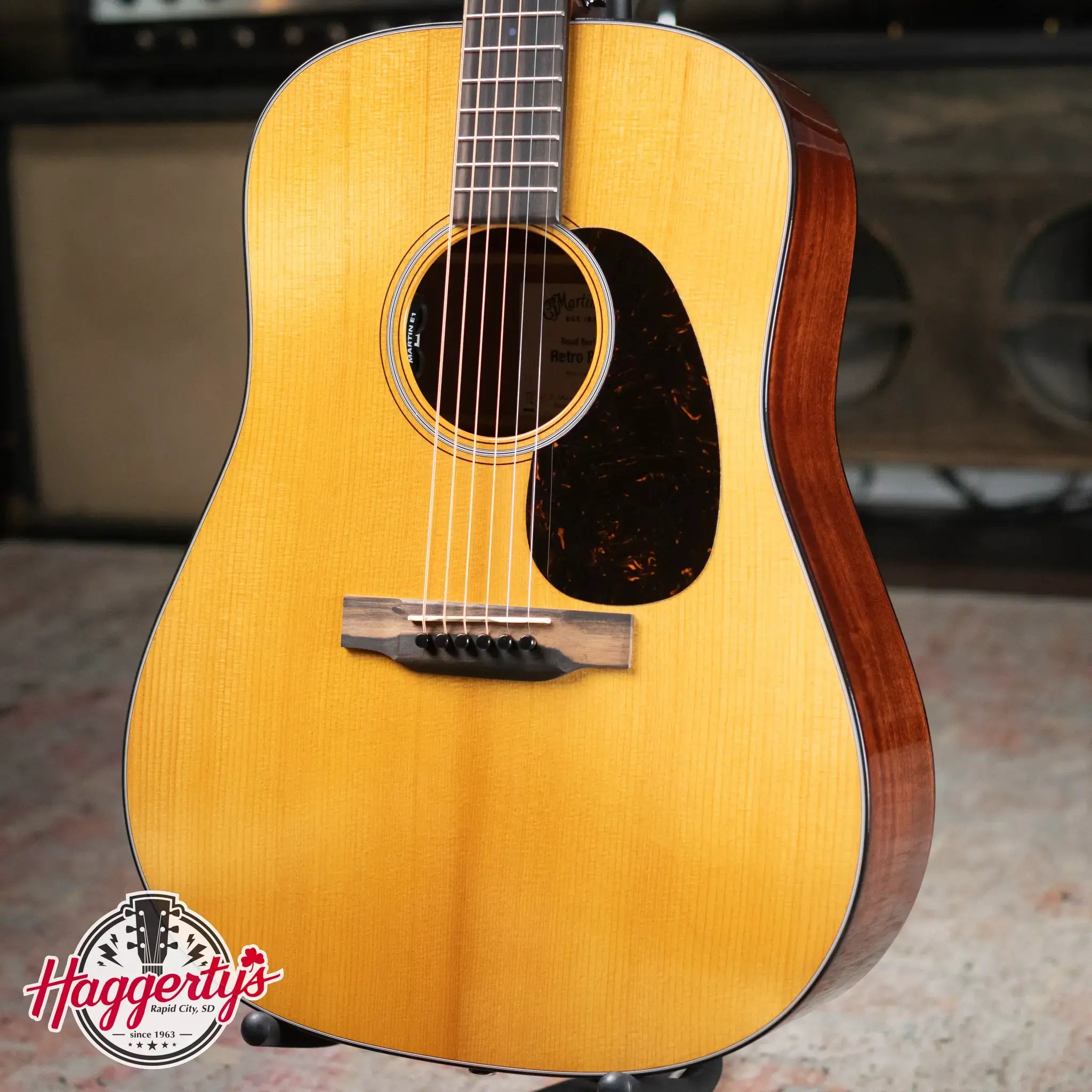 Martin DE Retro Plus Mahogany Dreadnought Acoustic Guitar with Gig Bag