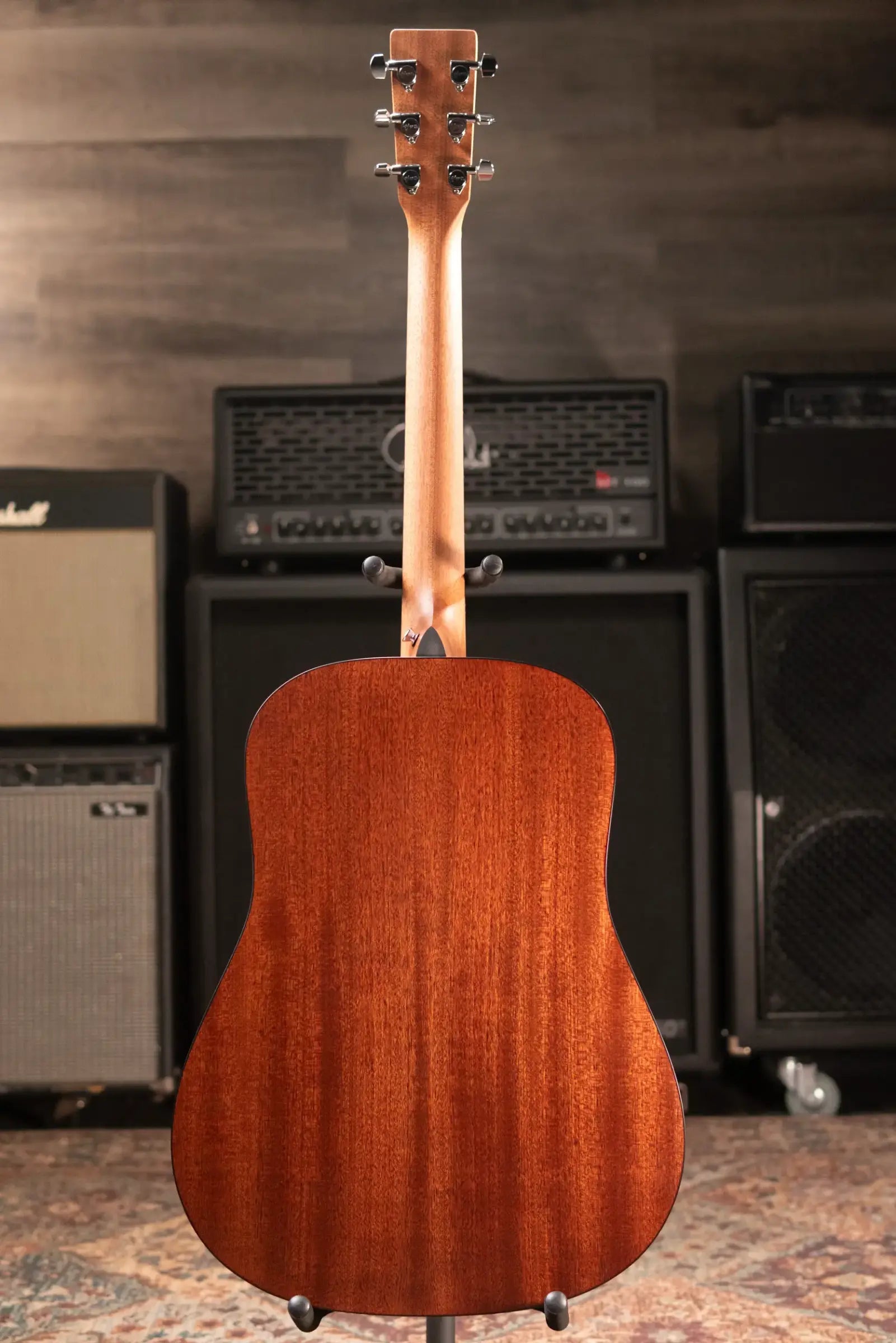 Martin D-10E Dreadnought Acoustic/Electric Guitar - Sitka Spruce/Sapele with Gig Bag