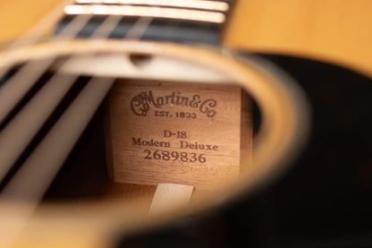 Martin D-18E Modern Deluxe Acoustic-Electric Guitar w/ Hardshell Case - Used