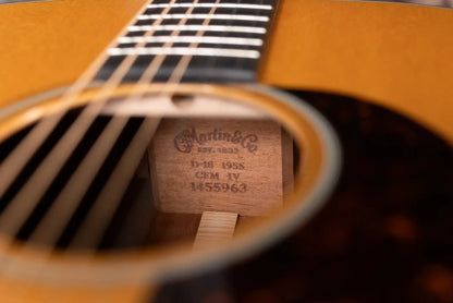 Martin D-18 1955 CFMIV 55th Birthday Anniversary Limited Edition Acoustic Guitar, 55 of 55 with Hardshell Case - Used