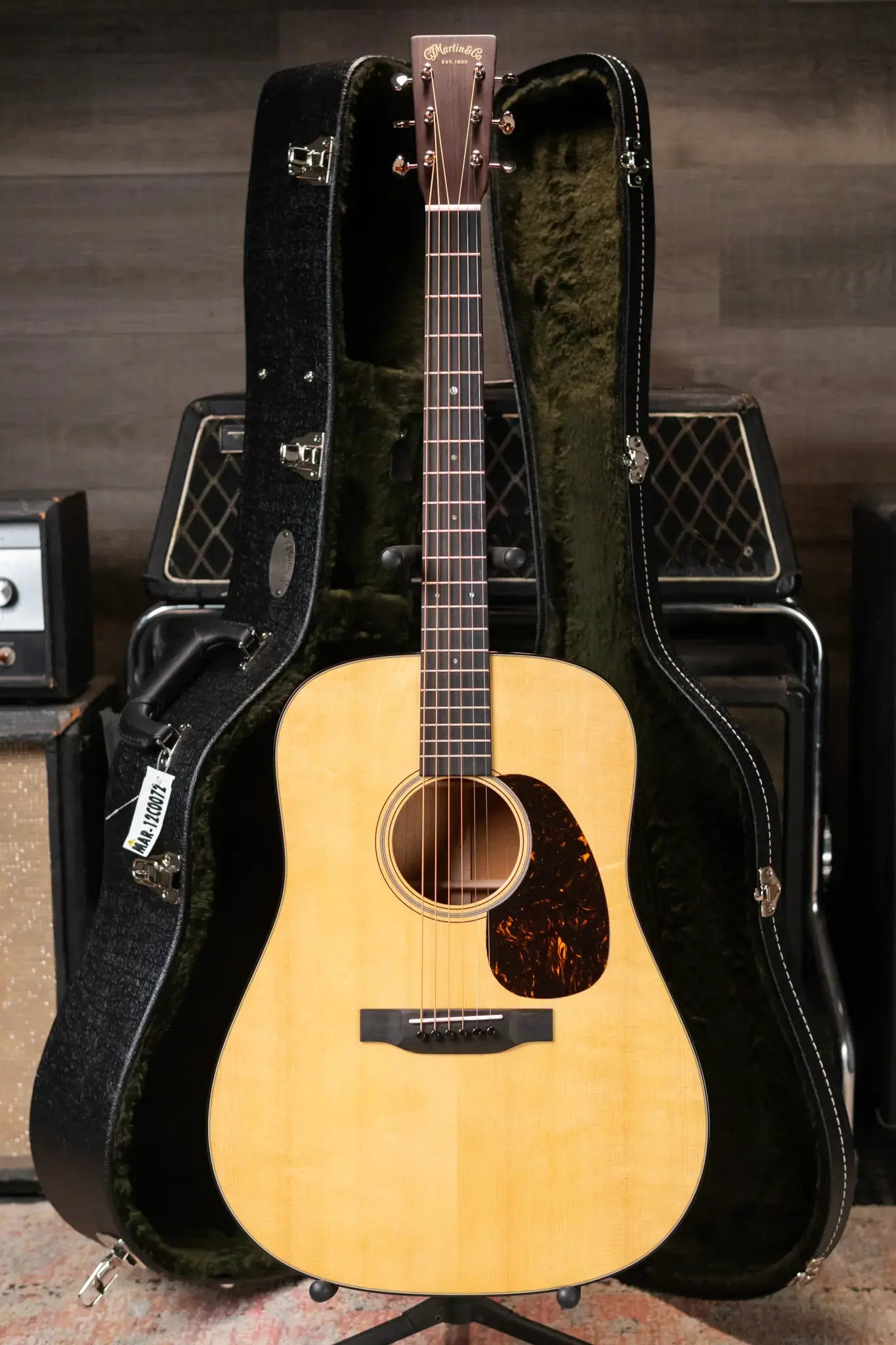 Martin D-18 Dreadnought Acoustic Guitar with Hardshell Case