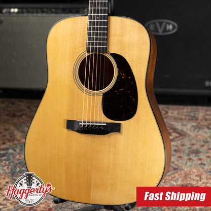 Martin D-18 Satin Standard Series Acoustic Guitar with Hardshell Case