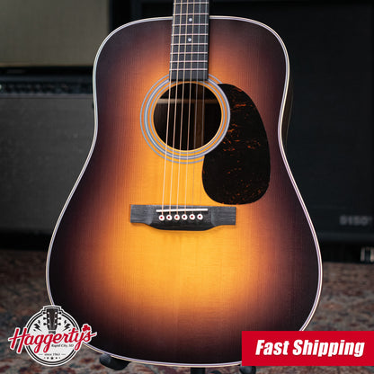 Martin D-28 Satin Dreadnought Acoustic Guitar - 1935 Sunburst with Hardshell Case
