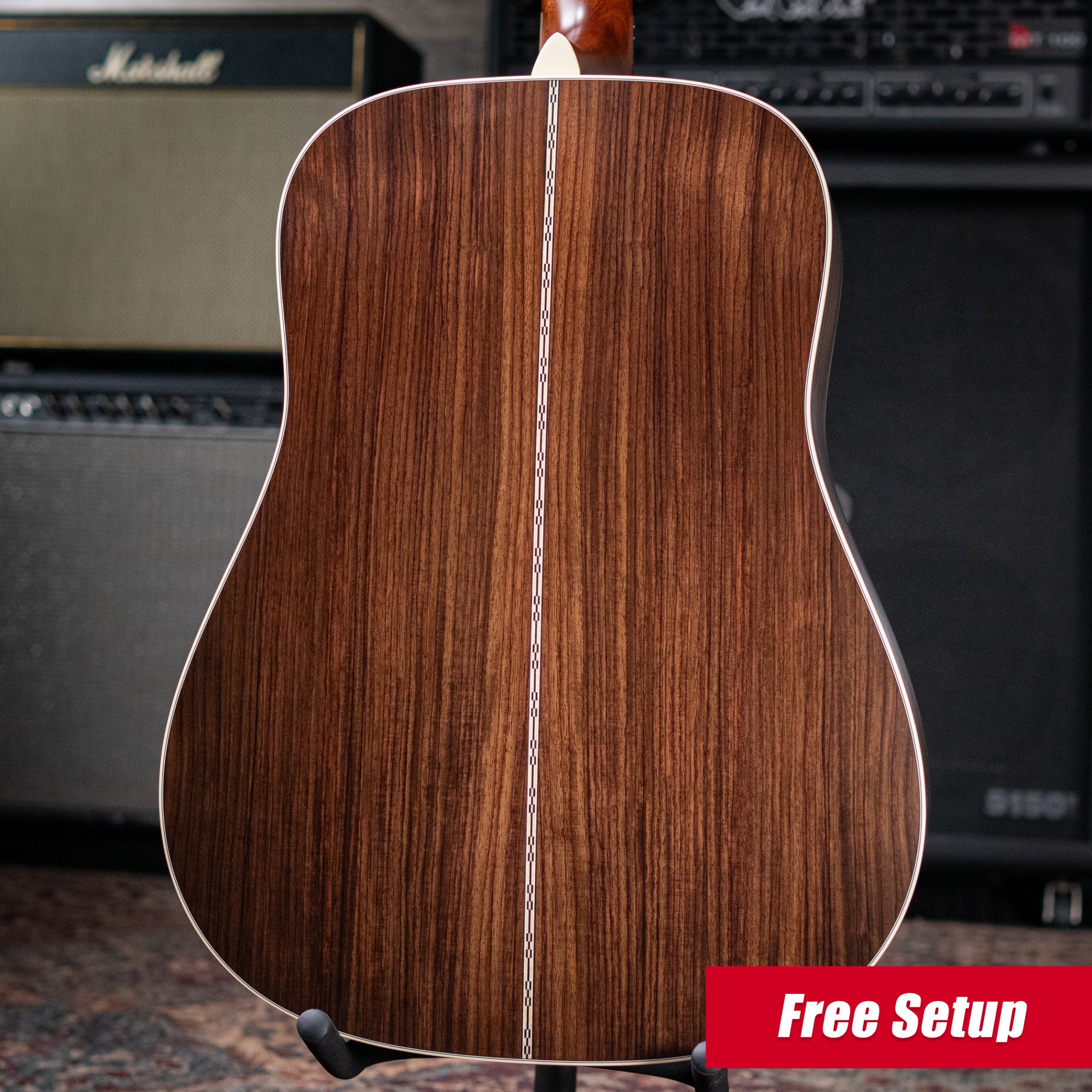 Martin D-28 Satin Dreadnought Acoustic Guitar - 1935 Sunburst with Hardshell Case