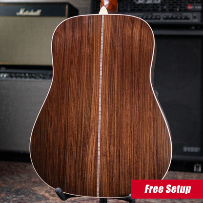 Martin D-28 Satin Dreadnought Acoustic Guitar - 1935 Sunburst with Hardshell Case