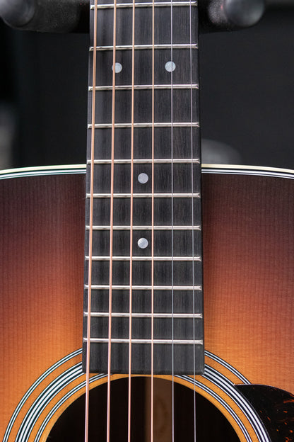 Martin D-28 Satin Dreadnought Acoustic Guitar - 1935 Sunburst with Hardshell Case