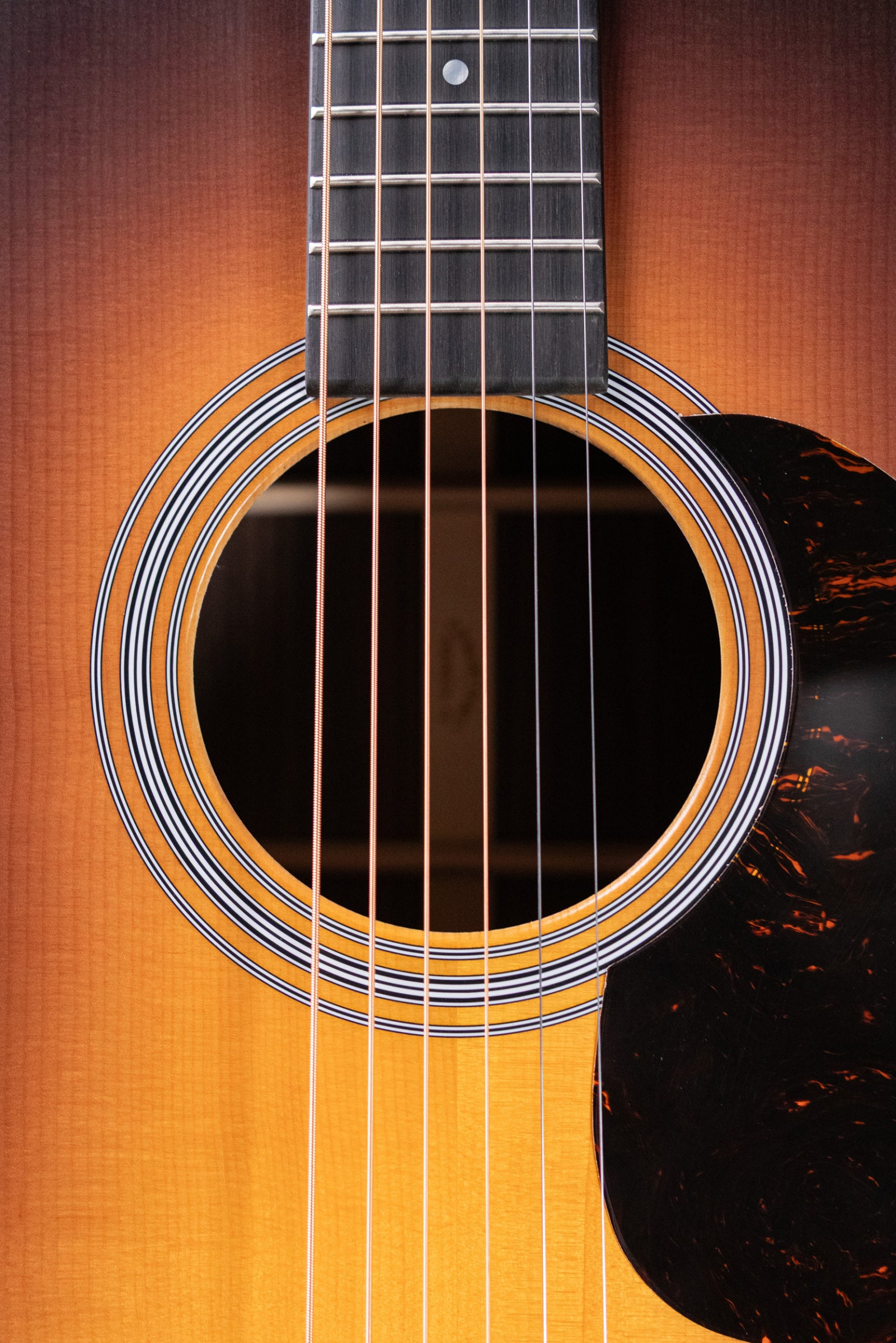 Martin D-28 Satin Dreadnought Acoustic Guitar - 1935 Sunburst with Hardshell Case