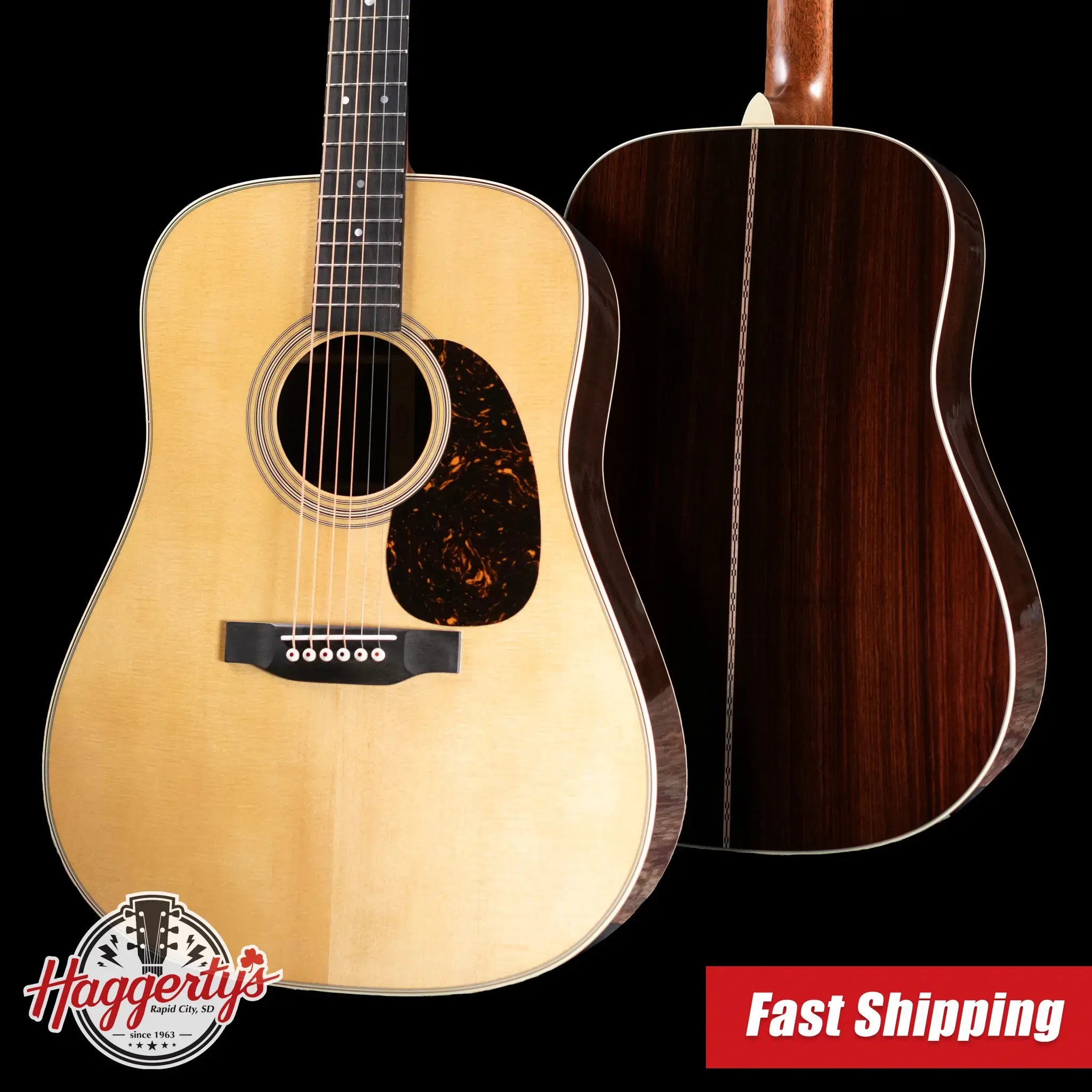Martin D-28 Dreadnought Acoustic Guitar with Hardshell Case