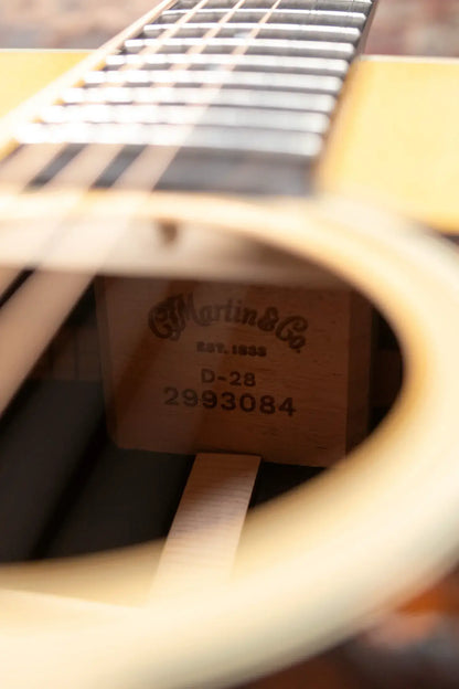 Martin D-28 Dreadnought Acoustic Guitar with Hardshell Case