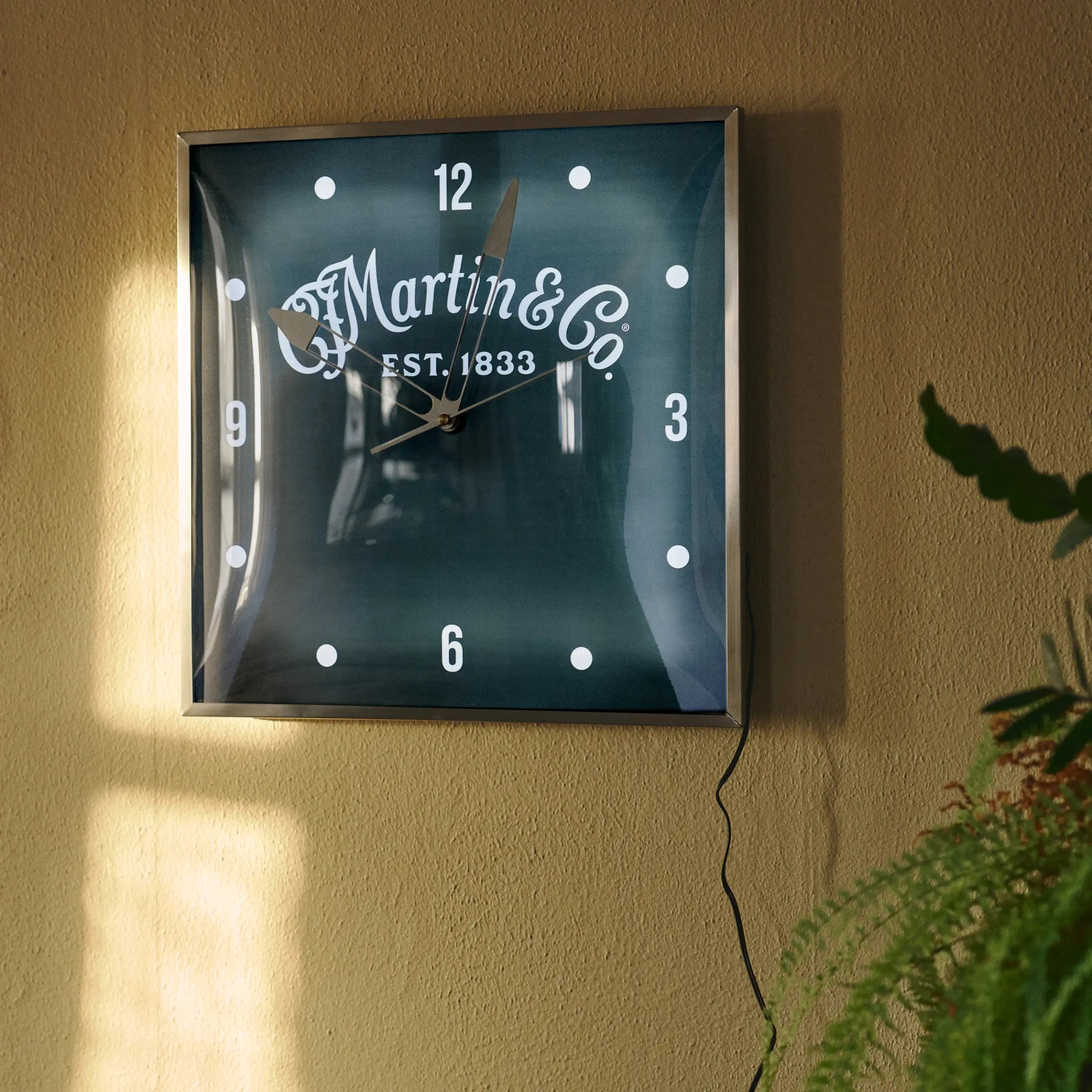 Martin D-28 Silhouette Lighted Wall Clock
