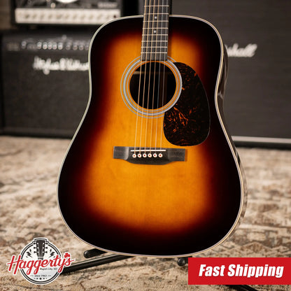 Martin D-28 Standard Series Dreadnought Acoustic Guitar - Gloss 1935 Sunburst with Hardshell Case