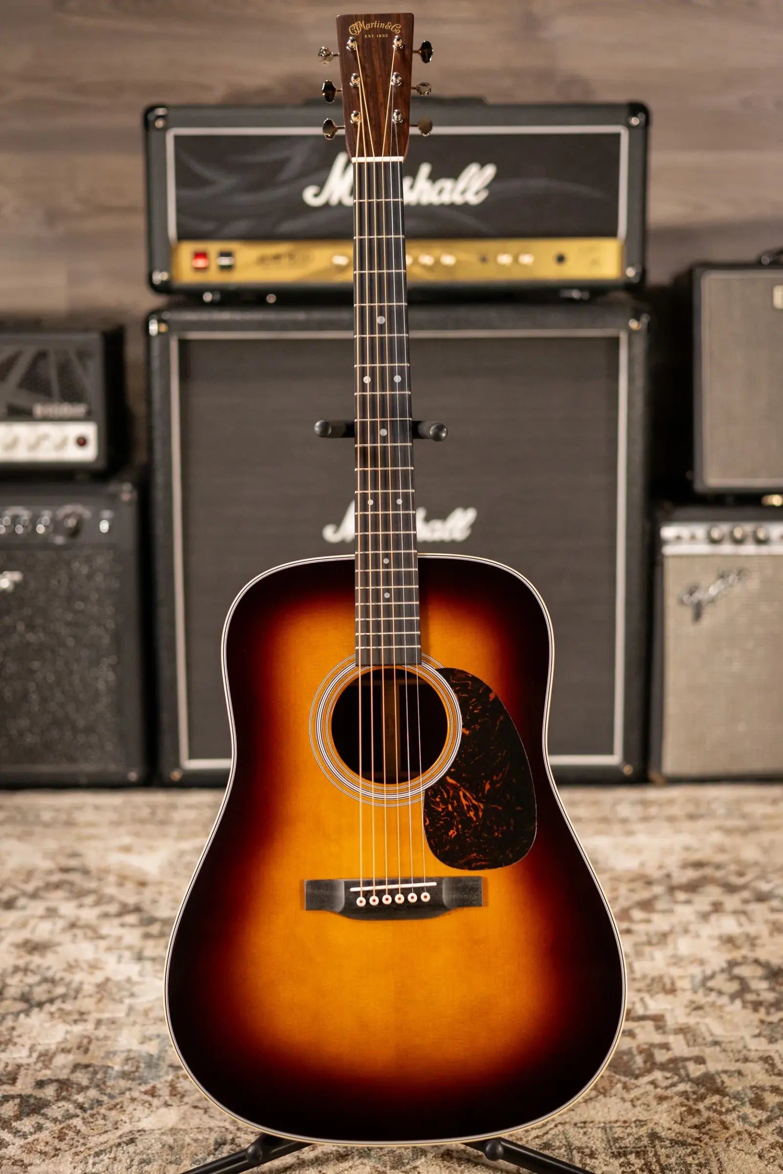 Martin D-28 Standard Series Dreadnought Acoustic Guitar - Gloss 1935 Sunburst with Hardshell Case