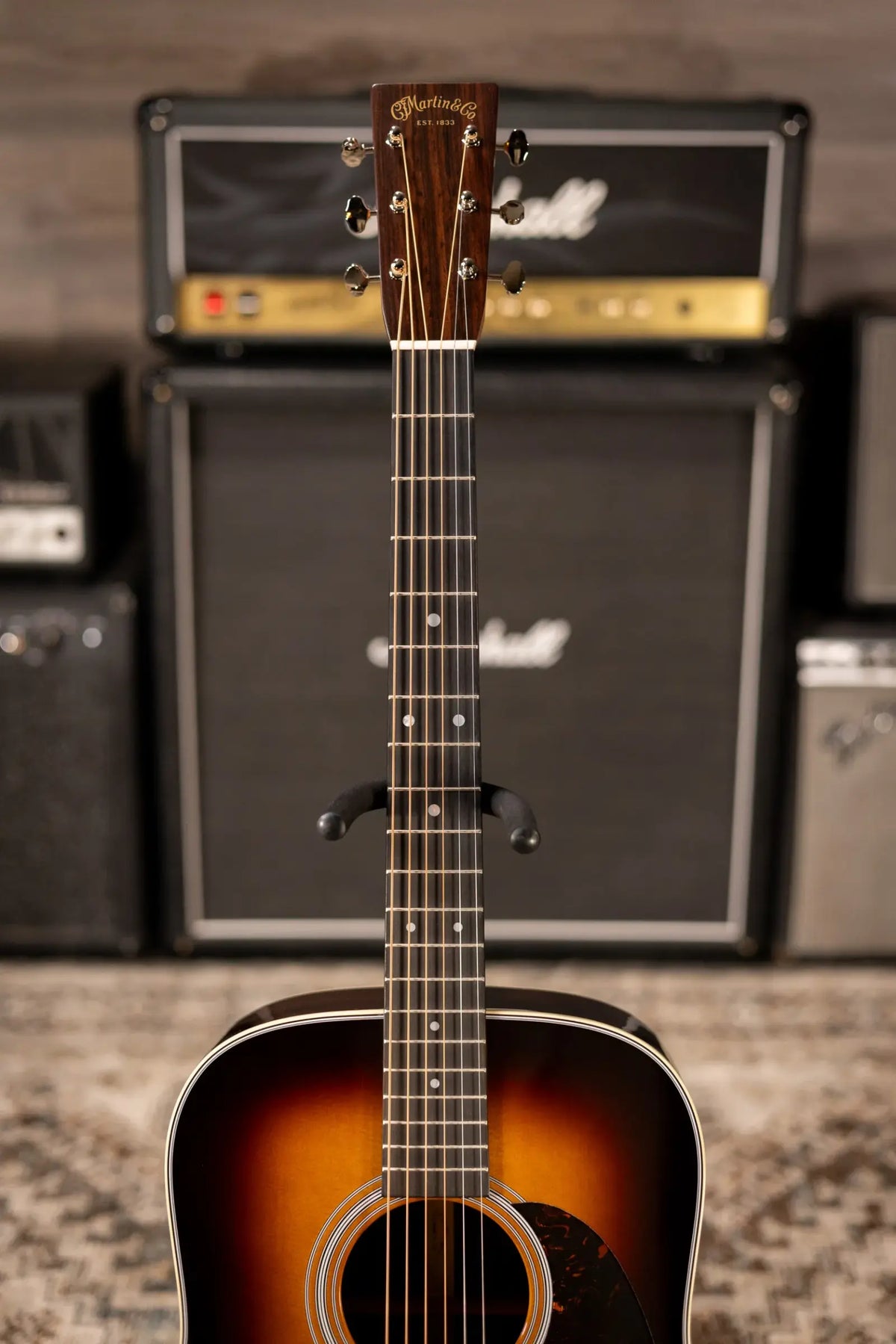 Martin D-28 Standard Series Dreadnought Acoustic Guitar - Gloss 1935 Sunburst with Hardshell Case