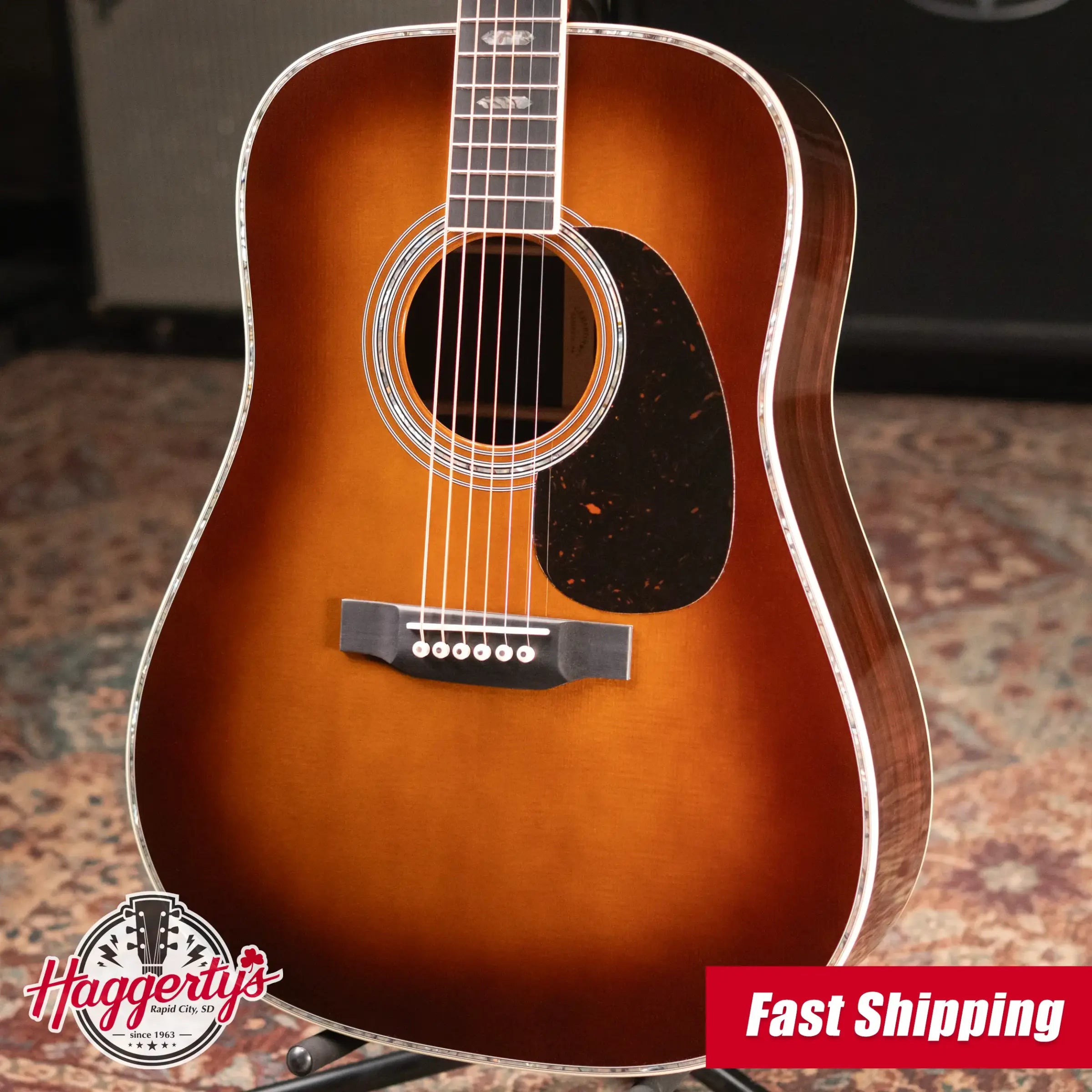 Martin D-41 1933 Ambertone Dreadnought Acoustic Guitar with Hardshell Case
