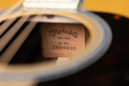 Martin D-42 Acoustic Guitar - Natural with Hardshell Case