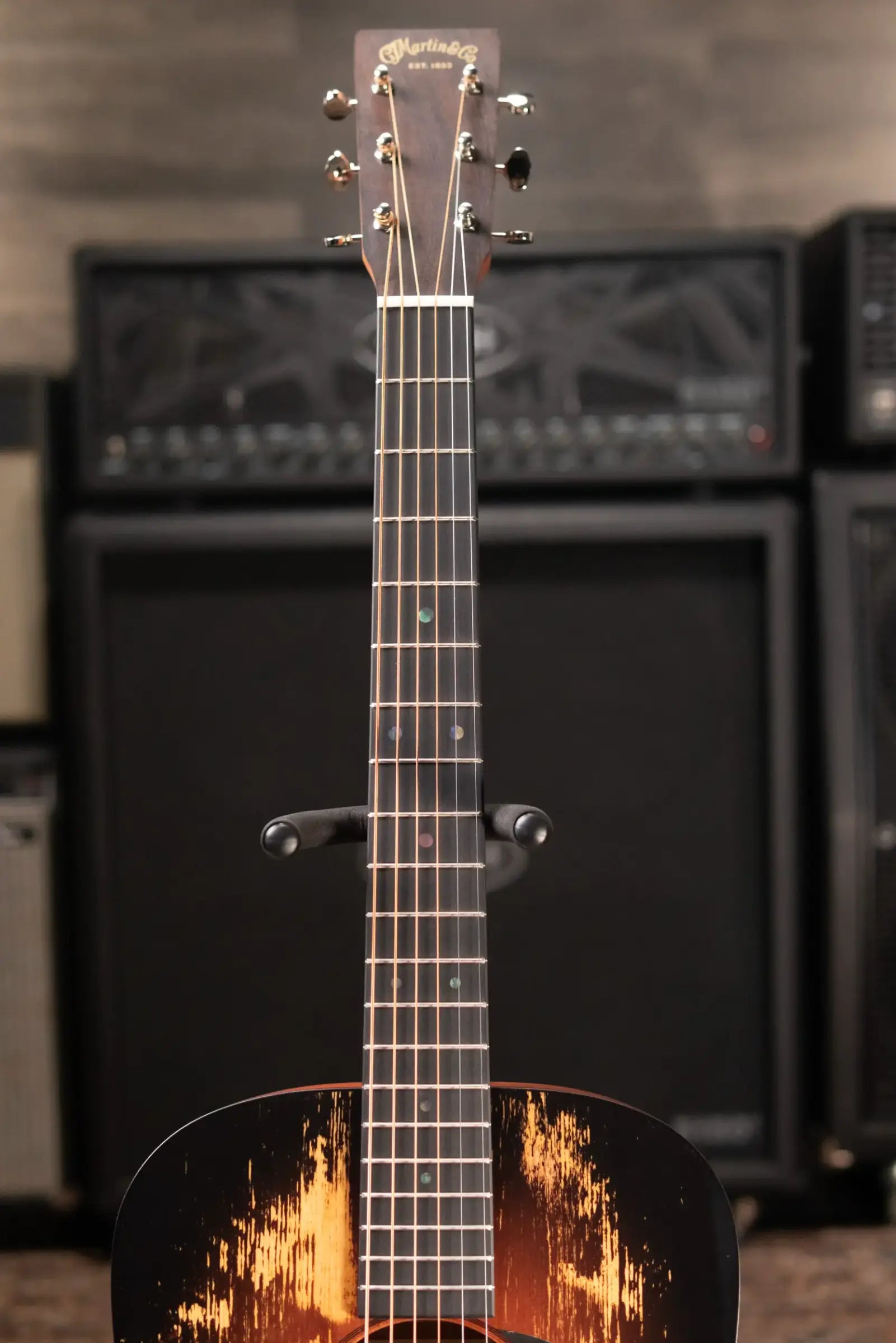 Martin D Jr-E StreetLegend Acoustic/Electric Guitar - Burst with Gig Bag