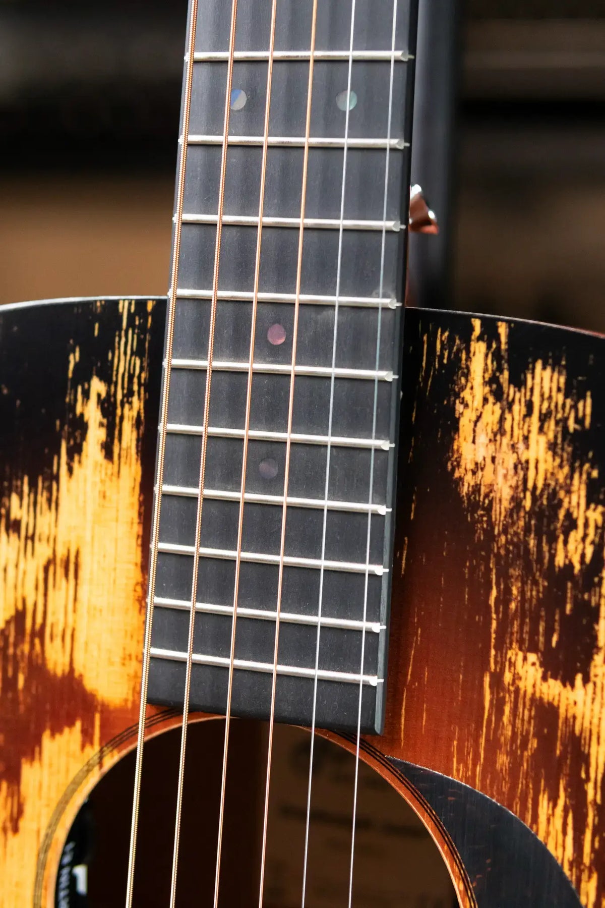Martin D Jr-E StreetLegend Acoustic/Electric Guitar - Burst with Gig Bag - Demo