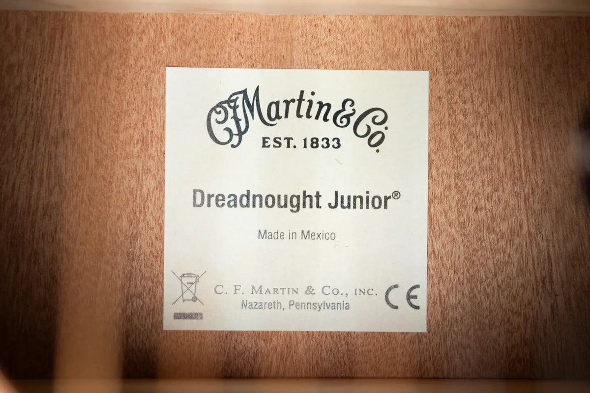 Martin D Jr-E StreetLegend Acoustic/Electric Guitar - Burst with Gig Bag - Demo