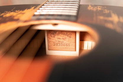 Martin D Jr-E StreetLegend Acoustic/Electric Guitar - Burst with Gig Bag - Demo