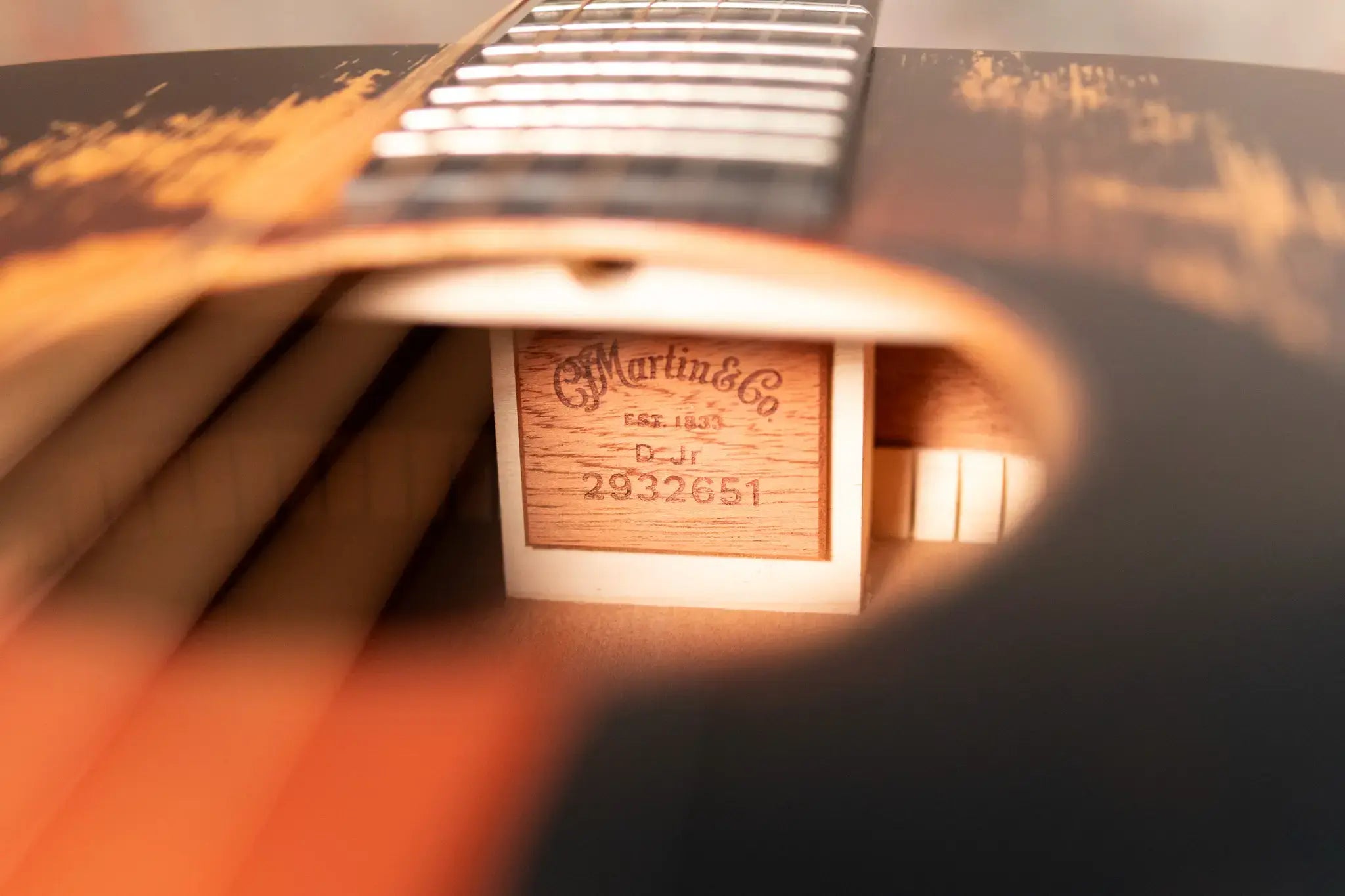 Martin D Jr-E StreetLegend Acoustic/Electric Guitar - Burst with Gig Bag