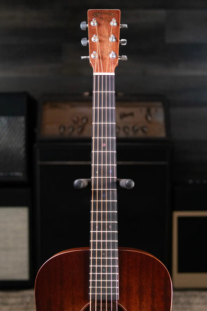 Martin D Jr-E StreetMaster Acoustic/Electric Guitar - Dark Distressed Mahogany with Gig Bag